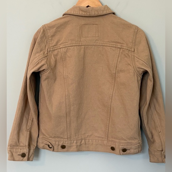 Levi's Tan Trucker Jacket - Classic Jean Jacket, Size Medium (10-12 Years) - Picture 5 of 16